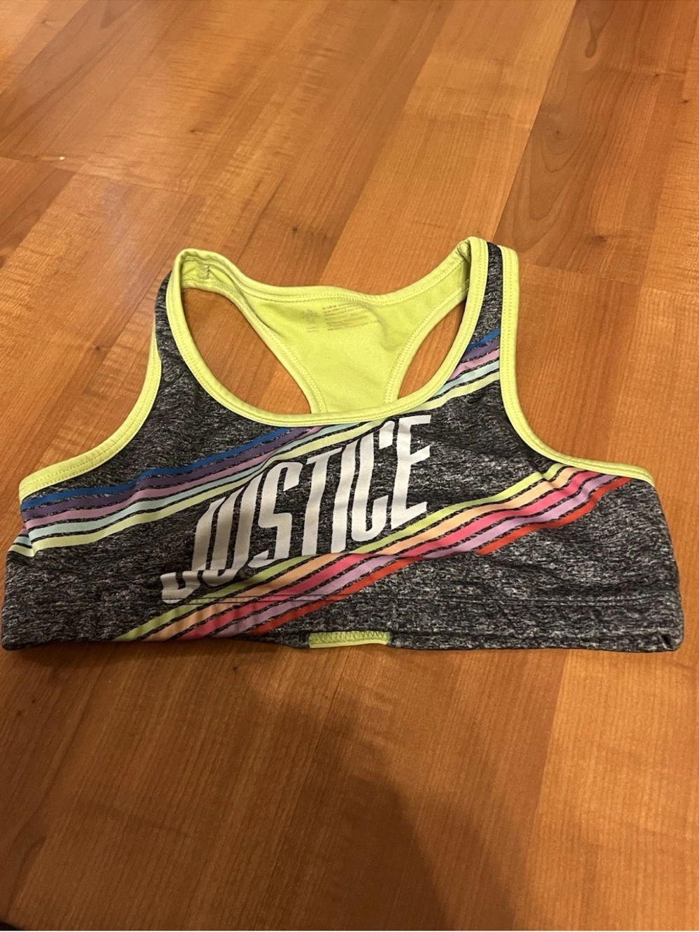 Justice Sports Bra Size 34